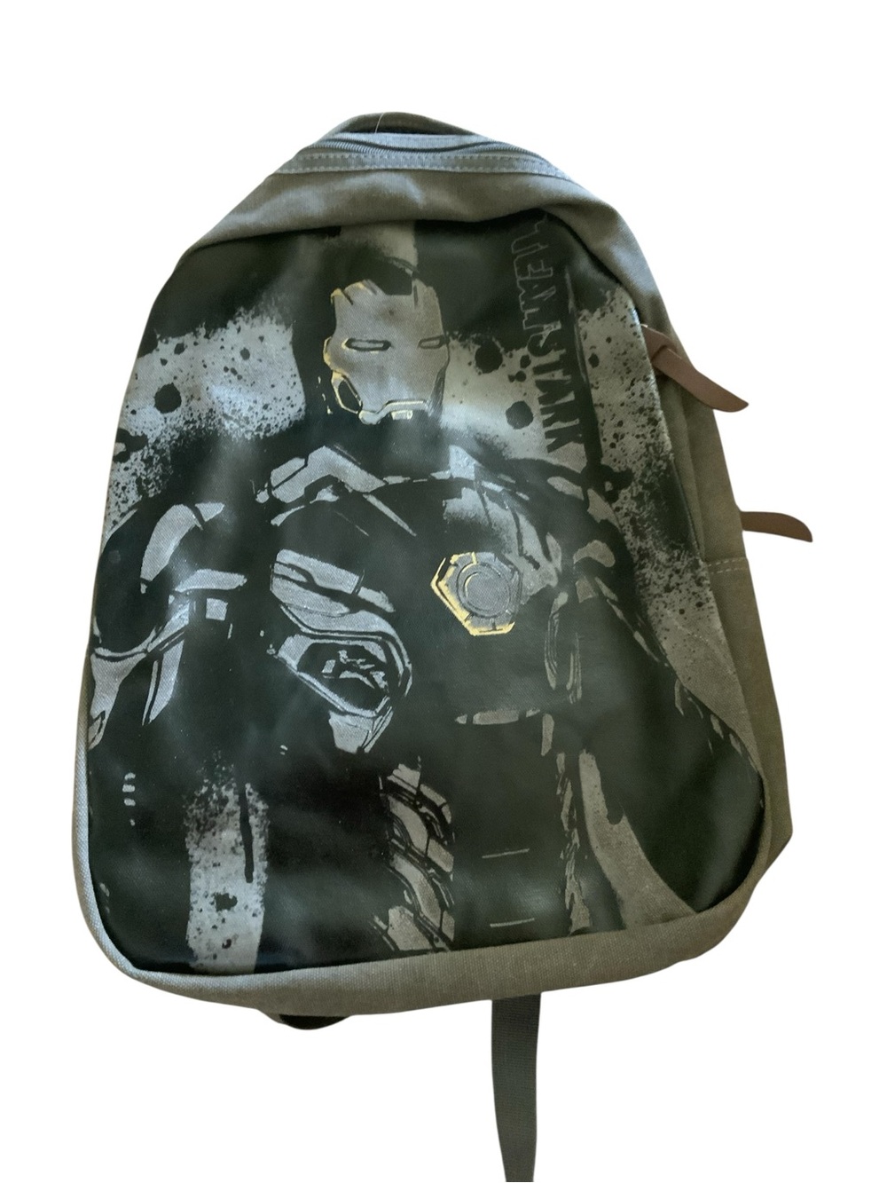 Marvel Iron Man Canvas Backpack Legend Range –Metallic tone grey & Black